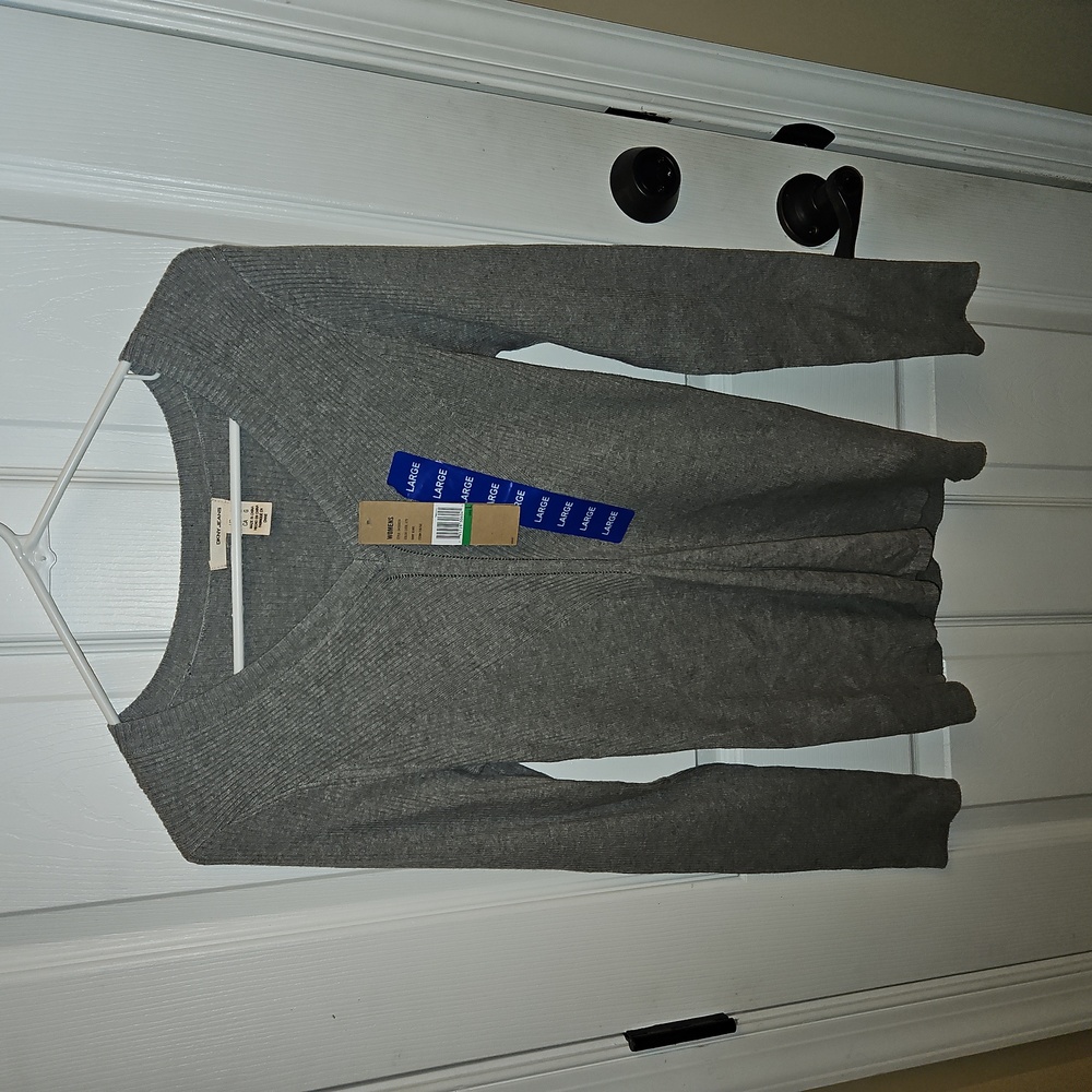 DKNY Jeans Sweater Top | Grey